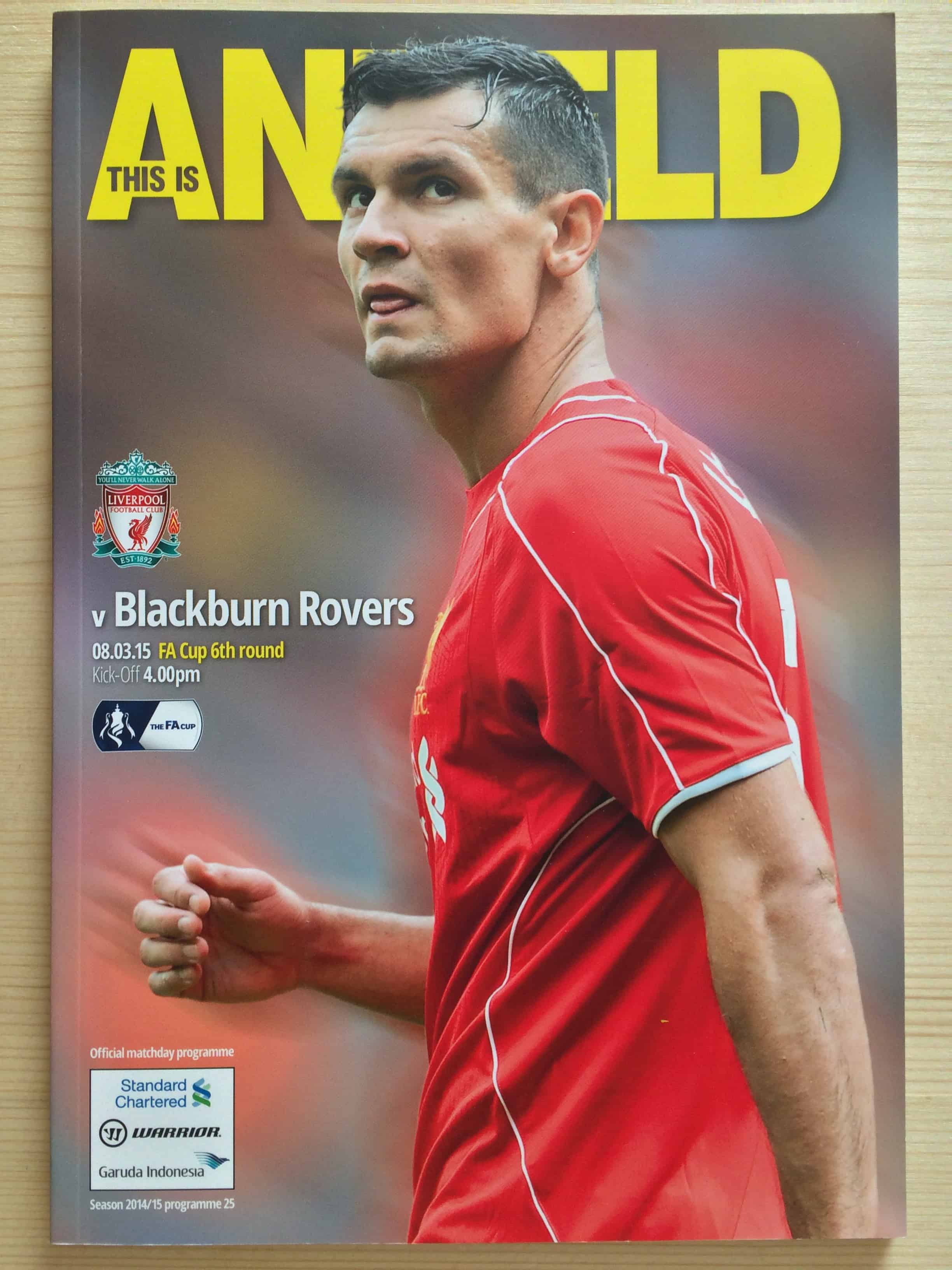 Liverpool FC v Blackburn Rovers FC